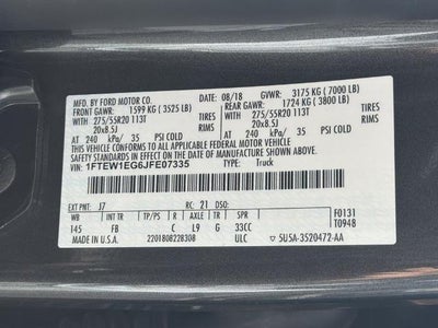 2018 Ford F-150 XL