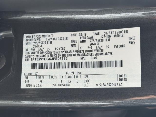 2018 Ford F-150 XL