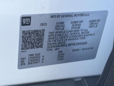 2023 Chevrolet Tahoe RST