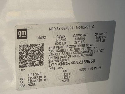 2022 Cadillac XT5 Premium Luxury