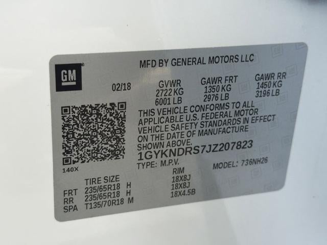 2018 Cadillac XT5 Luxury AWD