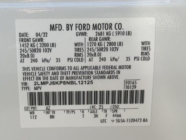 2022 Lincoln Nautilus Reserve