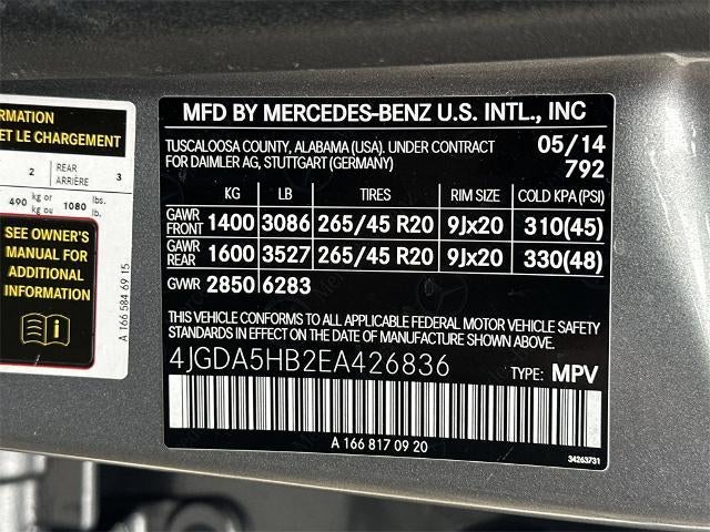 2014 Mercedes-Benz M-Class ML 350