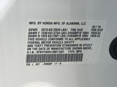 2018 Honda Pilot EX-L