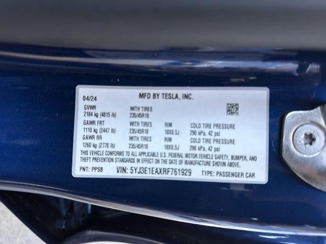 2024 Tesla Model 3 Base