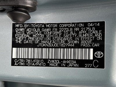 2014 Toyota Prius Four