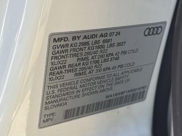 2024 Audi SQ8 Premium Plus