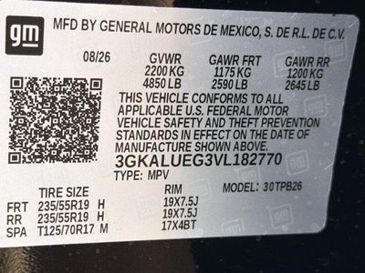 2027 GMC Terrain Elevation