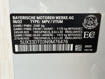 2022 BMW X4 xDrive30i